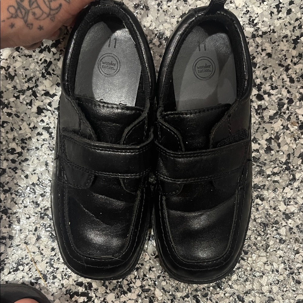 Wonder Nation Black Loafers
